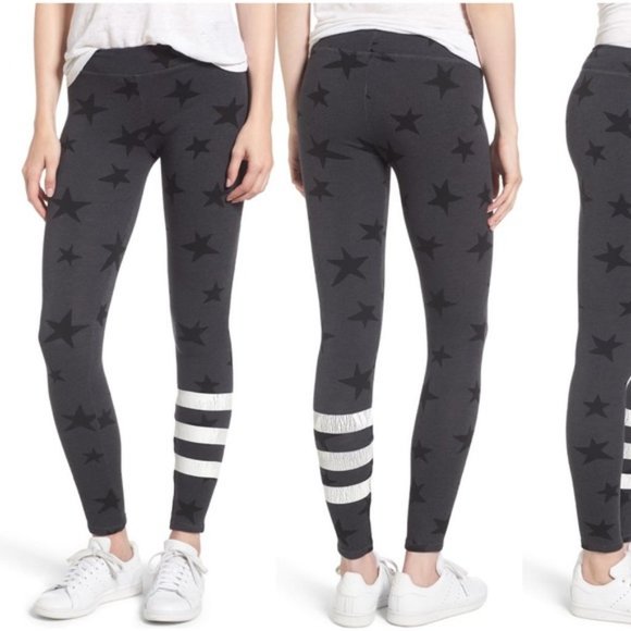 Sundry Pants - Sundry Stripes & Stars Leggings Pants